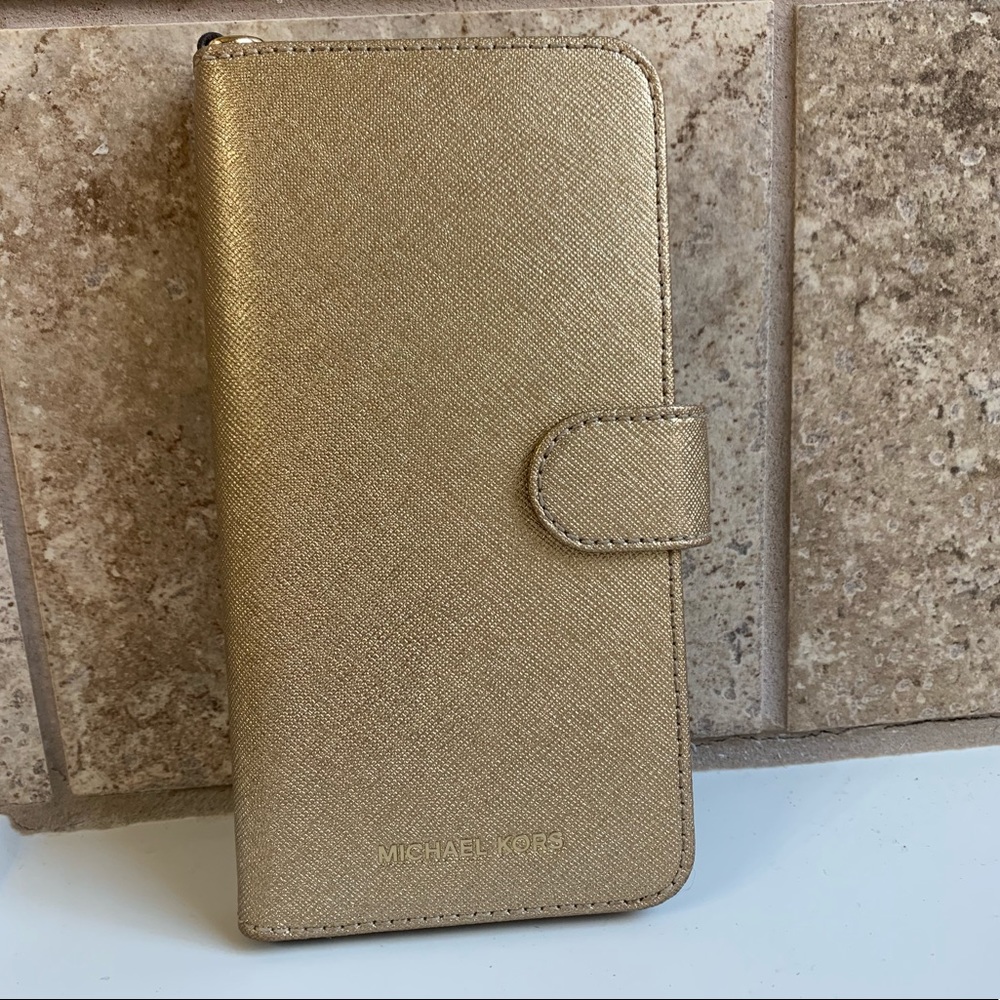 Michael Kors Phone Case w/ Wallet iPhone 6/7 Plus